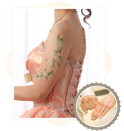 ブライダルボディジュエリー